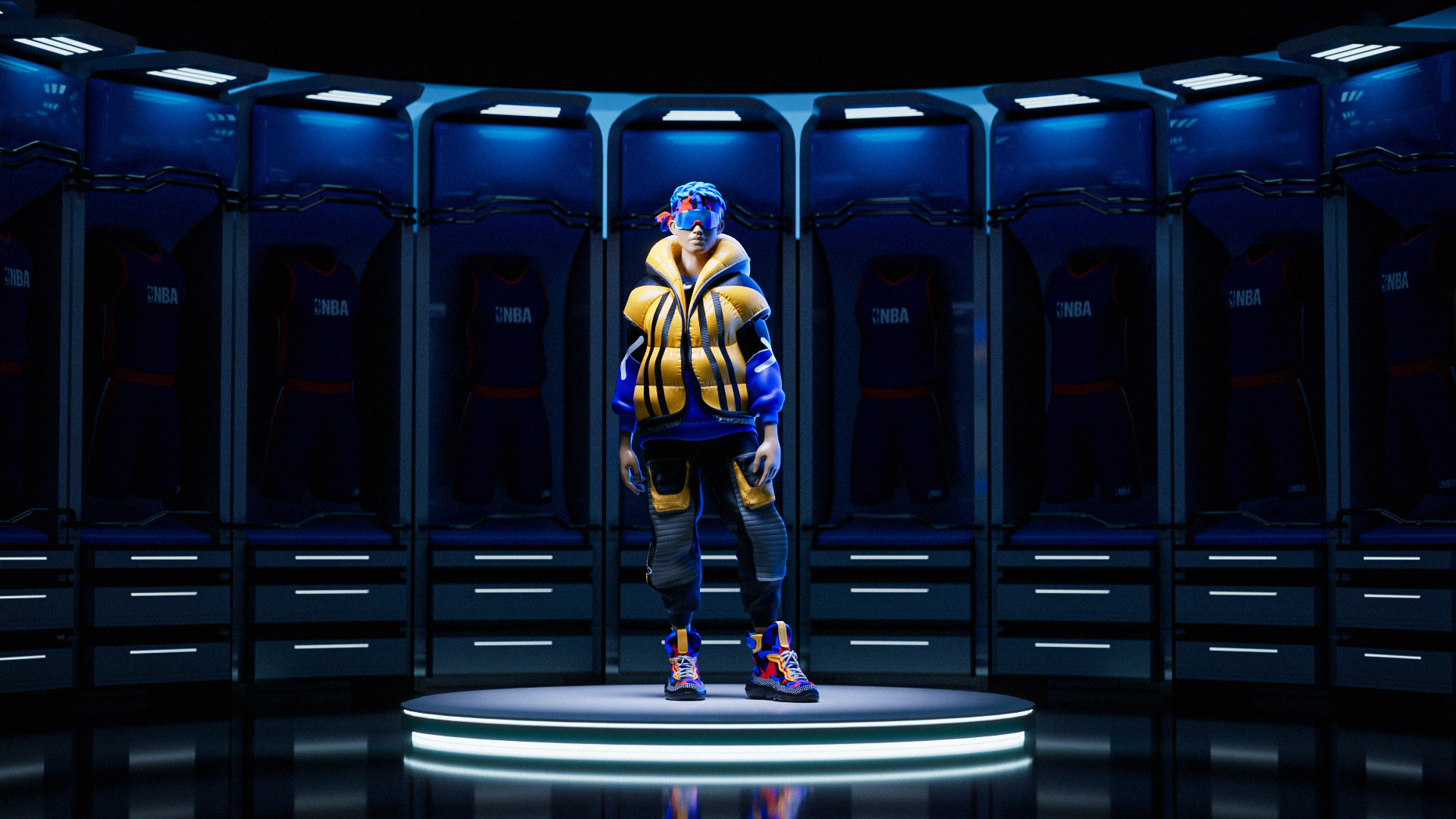 Pixel Arena locker room